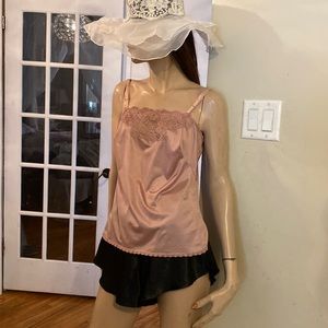 Vintage Van Raalte lingerie Lacey camisole top size 34